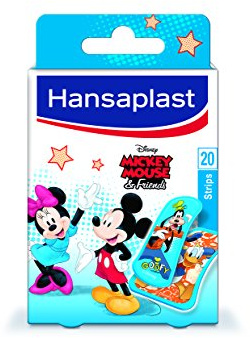 Hansaplast Mickey&Friends Pack de 20 Pansements - Lot de 2