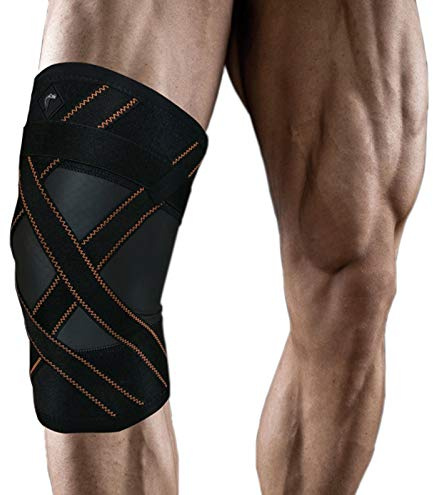 MAMBA Be in action MA3111.XF [Taglia S] Ginocchiera sportiva dinamica X-Fit Knee tiranti rinforzati fibra carbonio C6Tex combinato