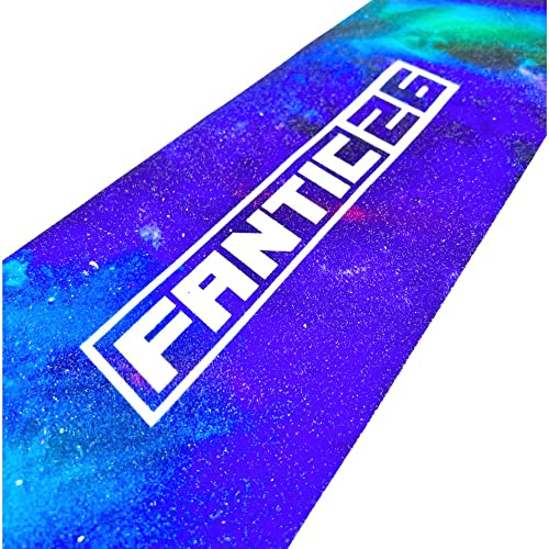 Fantic26 Stunt-Scooter Griptape Ersatz I Park I Kinder I Trick | Tret I Roller I Anti Rutsch Sandpapier 58,5cm I Passend für Decks bis 58,5cm x 15,5cm (Classic Oilslick)