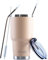 FAB | Vacuum Insulated Tumbler with Lid & Straw 850ml (30oz)| Reusable Stainless Steel Flask for Hot & Cold Drink | Iced Coffee Cup | Travel Mug | BPA Free - Beige
