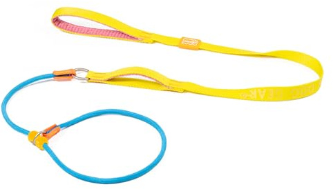 HowGo Slip Lead Dog Leash with 2 Spring-Loaded Stoppers (Multicolor 5.0FT)