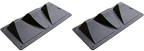 Schellenberg 73195 Einparkhilfe zum Aufschrauben Parkplatz-Endpunkt für Carports, Garagen, Parkplätze (Packung mit 2)