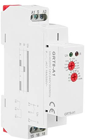 GRT8 A1 Timg Relais Thermoplongeur sur Relais temporisé 240v Retard sur Minuterie Contacteur Retard Minuterie Garde-temps Retard