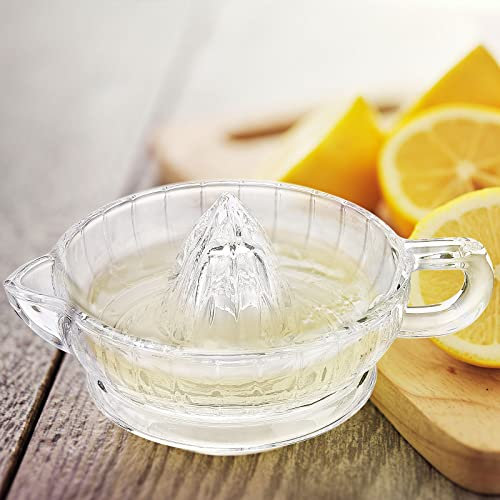 MINGZHE Spremiagrumi in Vetro, Spremiagrumi Manuale Spremiagrumi Spremiagrumi con Manico Beccuccio per Frutta Fresca (1)