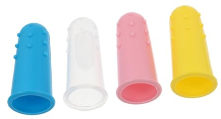 KOMBIUDA 12-teilige Silikon-fingerzahnbürste Für Babys Zahnungshilfe Kinderzahnbürste