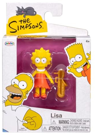 The Simpsons Wave 1 Lisa - Mini figura de 6.3 cm