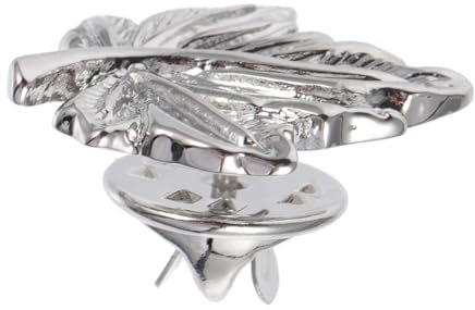 SOIMISS 1stück Silberne Ahornblatt-brosche Für Damen Anstecknadel Für Kleidung Und Accessoires Stilvolles Design Für Tägliches Tragen Oder Besondere Anlässe