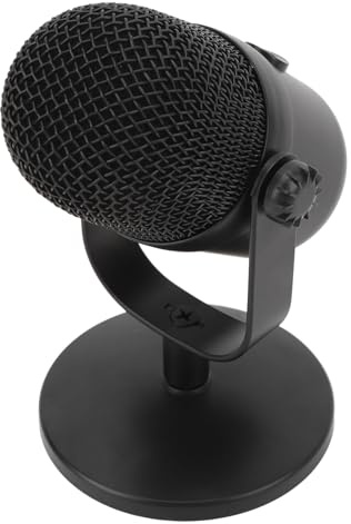 Dilwe USB-Kondensatormikrofon RGB-Stecker, Rauschunterdrückung des Play-PC-Gaming-Mikrofons Zum Singen, Podcast-Aufzeichnen, Streaming M830 mit OS X, Garageband, Skype,
