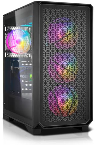 Memory PC Gamer PC Ryzen 7 5700X 8X 4.6 GHz, 16 Go DDR4 RAM, 1TB M.2 SSD, RTX 5060 Ti 16Go, Win 11 Pro