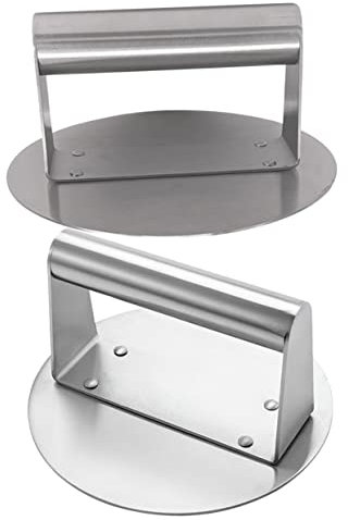 VINTORKY 2pièces Outils Acier pour Préparer Hamburgers Presse à Ronde Antiadhésive pour Steaks Et Sandwiches Ustensiles De Cuisine pour Déguster De Délicieuses Hamburgers