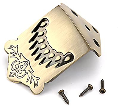 Mandolinen-Saitenhalter-Ersatz-Set mit Befestigungsschrauben für 8-saitige Mandolinensaiten-Saitenhalter Musikinstrument-Teil