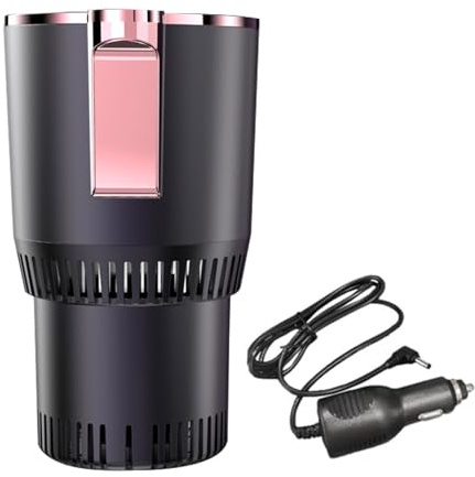 Chauffe-eau de voiture – Tasse chauffante pour boissons chaudes – Bouilloire chauffante de voyage multifonction pour voyage, voyage, voyage, camping, travail, pique-nique, avion, cuisine, voiture