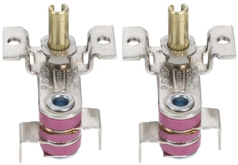 ELAYARD Radiador Calefacción Termostato Ajustable para Calentador Eléctrico Varios Estilos Regulador Piezas de Repuesto Protección contra Sobrecalentamiento y Control Color Aleatorio