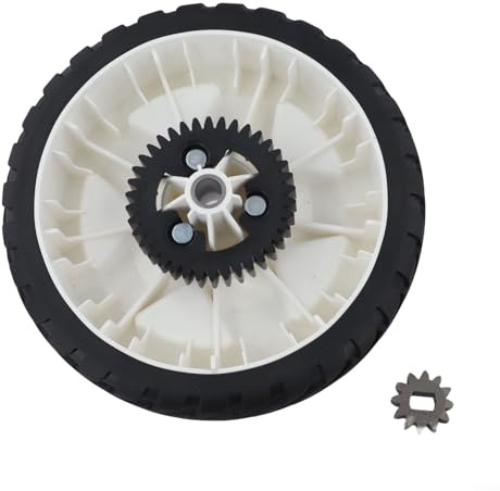 Ruota di ricambio per tosaerba da 20,3 cm con cuscinetto e puleggia per modelli Toro Push, OEM Fit 115-4695 138-3216 115-4668, ingranaggio in plastica (1 pezzo)