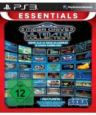 SEGA Mega Drive Ultimate Collection Essentials, 1 PS3-Blu-Ray Disc: Für PlayStation 3. Mehr als 40 Sega-Klassiker in einer Sammlung