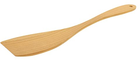 3x HOFMEISTER® Pfannenwender aus edlem Kirsch-Holz, 29,5 cm, antibakteriell, hitzebeständig & plastikfrei, Keine Kratzer in Pfannen, kein Plastik im Essen, 100% Naturprodukt, geschwungen