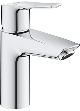 GROHE 23550002 Quickfix Start, Miscelatore Monocomando per Lavabo Taglia S, con Piletta Clic Clac, Strumento di Installazione Incluso, Cromo