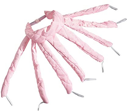 Heatless Lockenwickler, Octopus Heatless Curls, Curling Ribbon Seiden Lockenwickler für DIY-Styling für Frauen Mädchen (Pink)