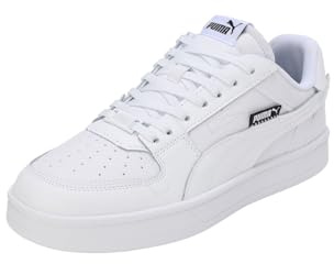 Puma Unisex Adults Puma Caven 2.0 Vtg Sneakers, Puma White-Puma White-Puma Black, 43 EU
