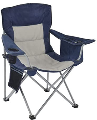 Klappstühle Camping Campingstuhl Klappbarer Campingstuhl, Tragbarer Campingstuhl Mit Tragetasche, Sitzfläche, Baumwolle, Verstellbare Armlehne, Getränkehalter Angelstuhl Camping Stuhl ( Color : Blu )