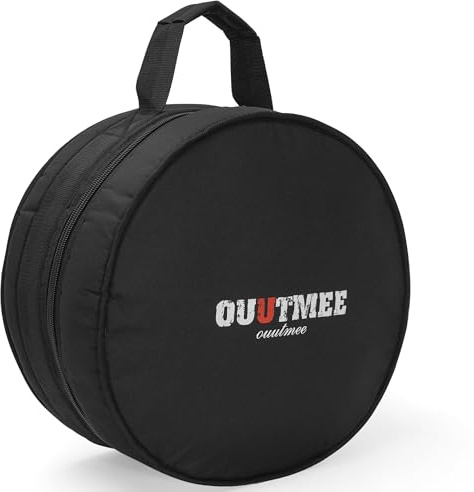 OUUTMEE Trommeltasche für Snare 35,6 x 14 cm/35,6 x 16,5 cm, 10 mm dicke, gepolsterte Reise-Trommeltasche