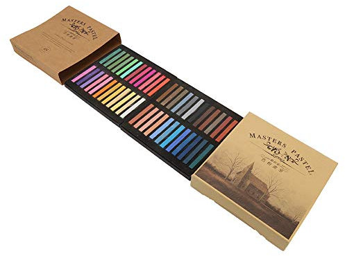 Emoshayoga Colorful Chalk Fluorescent Crayons Hair Dying Rod Set, 48 Colors, Disposable Painting Chalk Pen Kit