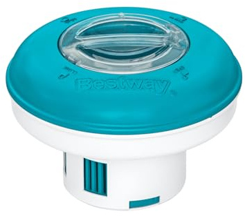 Bestway Flowclear | Dosierschwimmer | 16 cm Ø | für 20 & 200 g Chlortabs | Poolwasser sauber und kristallklar