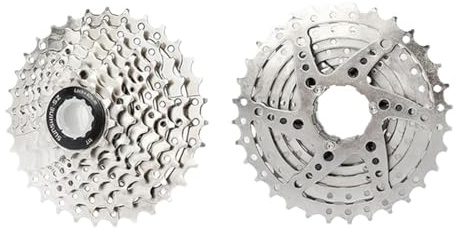 SQIANKUN PiñOn Bicicleta Cassette MTB de 8 velocidades, 8 V, K7, 11, 46, Rueda Libre de Acero for Bicicleta de montaña de 8 s, piñones for Bicicleta PiñOnes Bicicleta MontañA(8S 11-32T Silver)