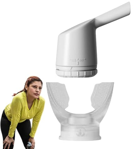 Apparecchio per esercizi polmonari, allenatore respiratorio,Allenatore di esercizi polmonari compatto - allenatore respiratorio, pullman portatile per l'esercizio orale e muscolare