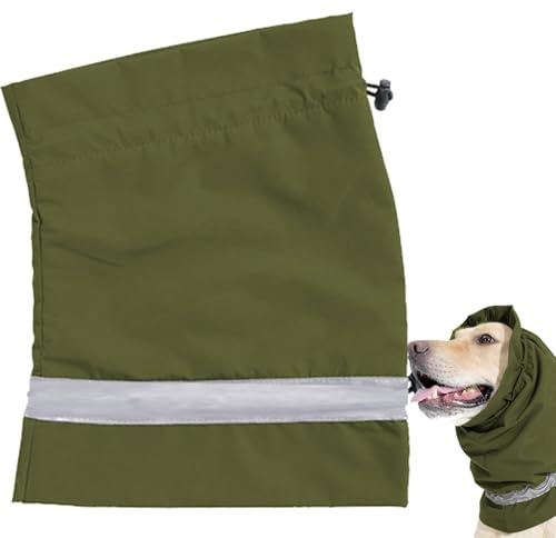 Ohrenschützer für Hunde, Snood Ohrenschützer für Hunde, Halswärmer und Ohrenwärmer für Hunde, Katzen schützt Hundeohren, Snood Ohren Chen Cocker mit reflektierenden Streifen