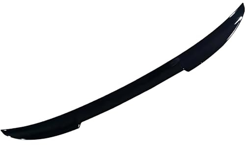YUEDAM Becquet Arrière pour BMW F32 F33 F36 4-Series F30 F80 F82 3-Series G30, D'aile de Aileron de Toit Arrière Déflecteur Auto Coffre lèvre Aile ExtéRieure Accessoire,A/Glossy-Black