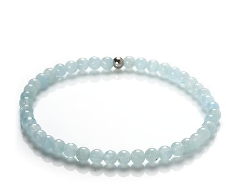 Armband - Edelstein-Armband - Kugel-Armband 4mm - Perlenarmband
