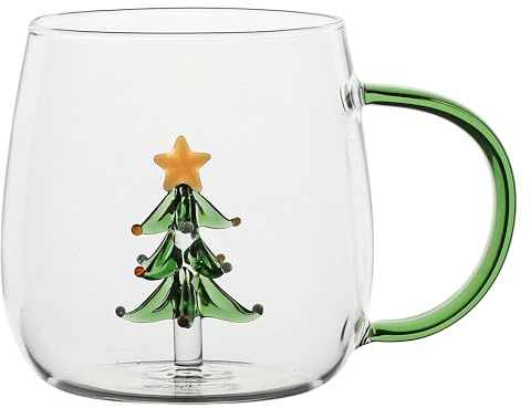THUN - Mug in vetro con alberello Thunland - 400ml