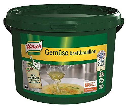 Knorr Gemüse Kraftbouillon Gemüsebrühe mit Suppengrün, rein pflanzlich, vegan 1er Pack (1 x 5 kg)