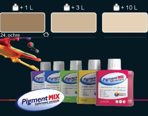 WALL PAINT COLOURANT PIGMENT PAINT COLOUR INTERIOR & EXTERIOR DYE (Ochre)