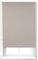 Relaxdays Thermorollo, blickdicht, Verdunkelungsrollo, Thermobeschichtung, Gesamt: 80x160 cm, Stoffbreite 76 cm, braun