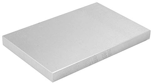 Oudtinx Steel Bench Block 4x6 Flat Anvil Jewelers Tool Metal Bench Block for Jewelry & Stamping (4''x6''x1/2'')