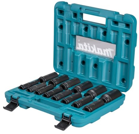 Makita E-16586 Socket Spanner Set 14 Pieces 1/2 Inch