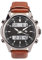 EUROtops Dual Chronograph – Digitale/Analoge Herren-Armbanduhr, Stoppuhr/Alarmfunktion, Nachleuchtende Zeiger, Wochentag, Datum, Sekunden, beleuchtete Anzeige, Kunstleder, Edelstahl