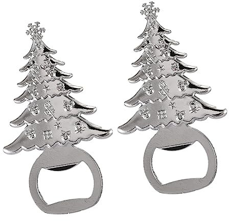 Ciieeo 2St Weihnachtsbaumkorkenzieher antiker Flaschenöffner Weihnachtsbaum-Flaschenöffner küchenhelfee bierflaschenöffner Weihnachtssto Wein Geschenke Weinflaschenöffner Bieröffner Mann
