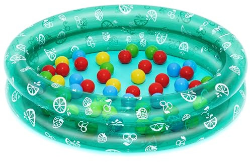 Bestway 51141-7 Piscinetta gioco Splash & Play con 50 palline, azzurro