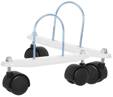 Cabilock Soporte En u para Ruedas Giratorias De Radiador De Aceite Eléctrico, Base Antideslizante Móvil para Calentadores De Patio, Kit De Repuesto Rápido y Resistente,