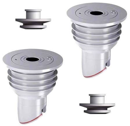 Waschmaschine Abfluss Adapter für 35-40 mm Ablaufschlauch Dichtung mit Verriegelungsdeckel, 2er Set Universal Drain Pipe Seal, Hochwertige Abdichtung für Waschmaschine Abflussrohr in Küche und Haushal