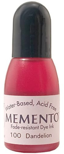 Tsukineko Memento Refill Nachfülltinte - 15 ml - Rosa, Rose Bud - Zubehör Reinker für Memento Stempelkissen