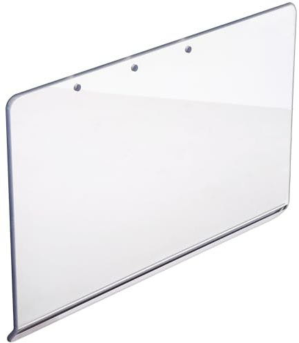 ATS Replacement Flat Polycarbonate Shield for Milling Machine Guards, 10 Tall Lexan Panel, Compatible with ATS MG Series, Made in USA, RMS-2