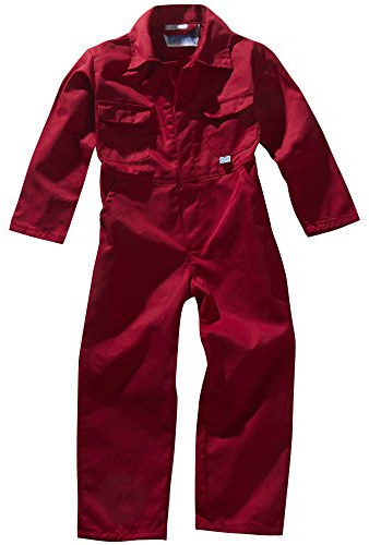 Army And Workwear Colour: RED | Size: Size 34-13 Years - 34 Chest | Use: Unisex Unisex Boiler Suit Painting Blue Castle Tar