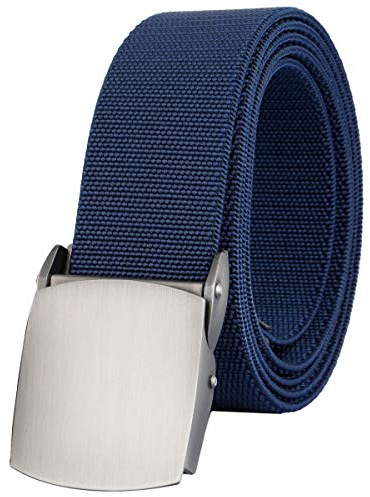 KYEYGWO Elastischer Nylon Stretchgürtel mit Automatisch Schnalle | 4cm Breite Verstellbar Einfarbig Arbeitsgürtel für Herren Damen für Jeden Anlass Leichter Wandern Geschenke