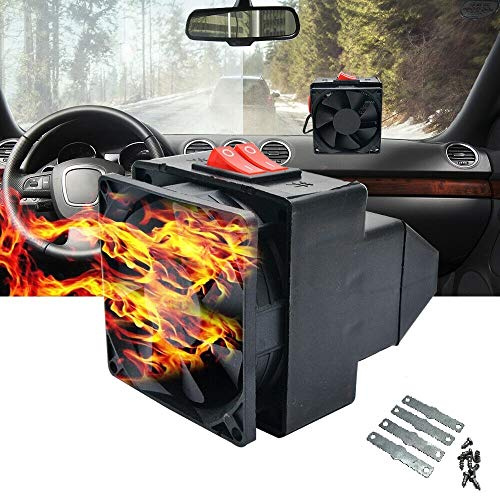 MASO Portable Car Heater - 12V 150W High Power Automobile Windscreen Heaters Fast Heating Fan Defroster for Easy Snow Removal