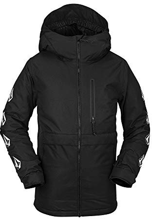 Volcom Jungen Holbeck Insulated Snowboard Winterjacke Thermojacke, schwarz, Medium
