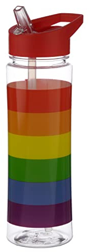 Puckator Somewhere Rainbow 550ml Reusable Water Bottle